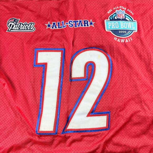 Tom Brady Pro Bowl Jersey Men's 54 Patriots #12 2006 Hawaii NFL Equipment Reebok - Picture 3 of 11